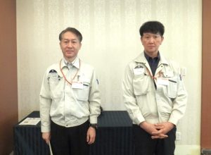 岸和田市 危機管理部 危機管理課<br />
課長　菅本様<br />
参事　高司様<br />
（担当：岩出善久会員）